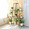 9 Tiers Classical Metal Flower Plant Stand Indoor Outdoor Garden Home Decoration